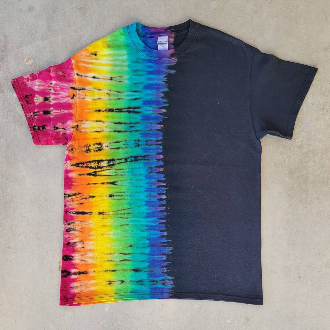 reverse tie dye t shirt