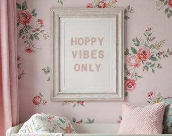 Rosa Kinderzimmer Poster für Baby Mädchen, Geschenk für Baby Mädchen, Geburtstagsgeschenk für Baby Mädchen, Poster für Baby Mädchen
