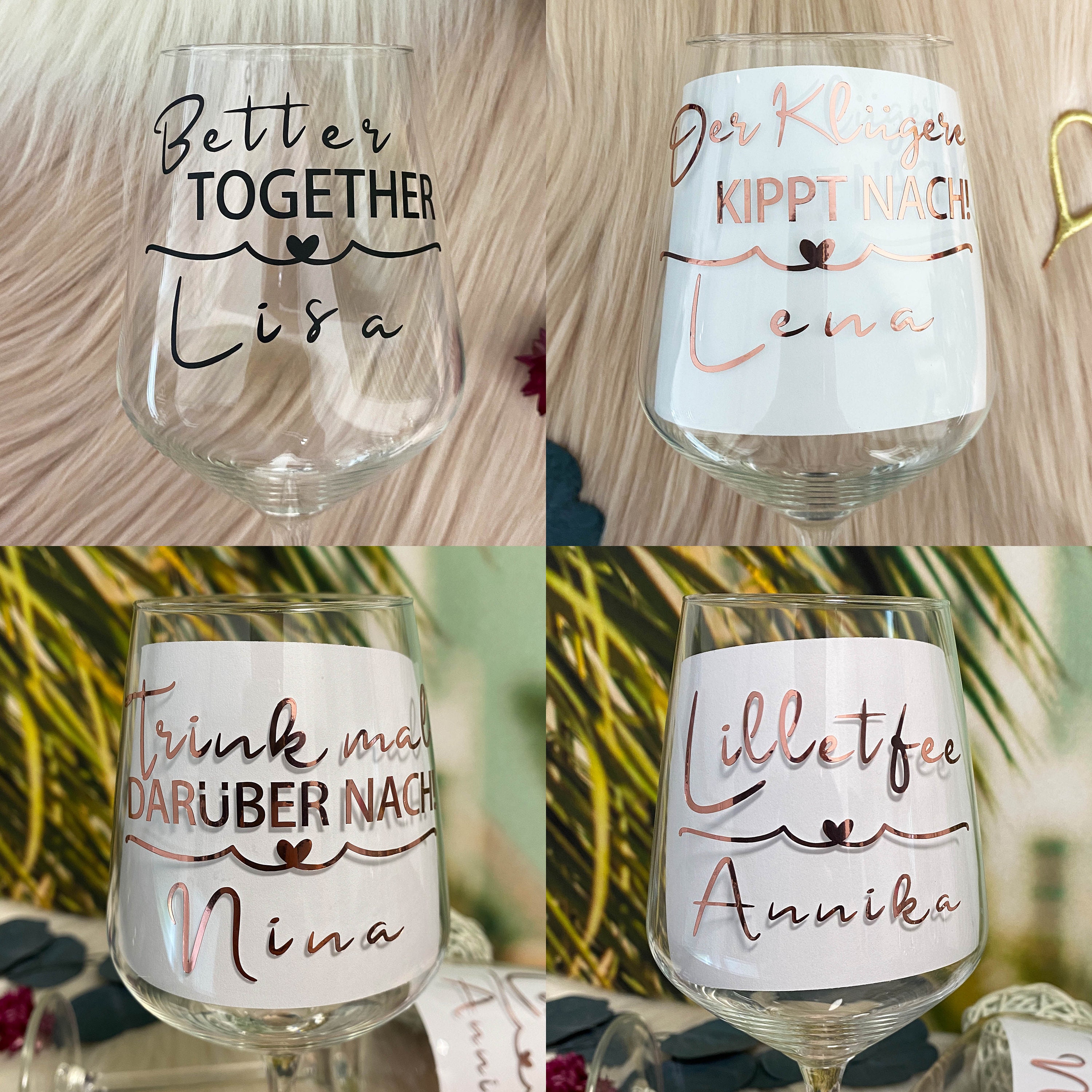 Weinglas mit witzigem Spruch personalisiert Weinglas Etsy