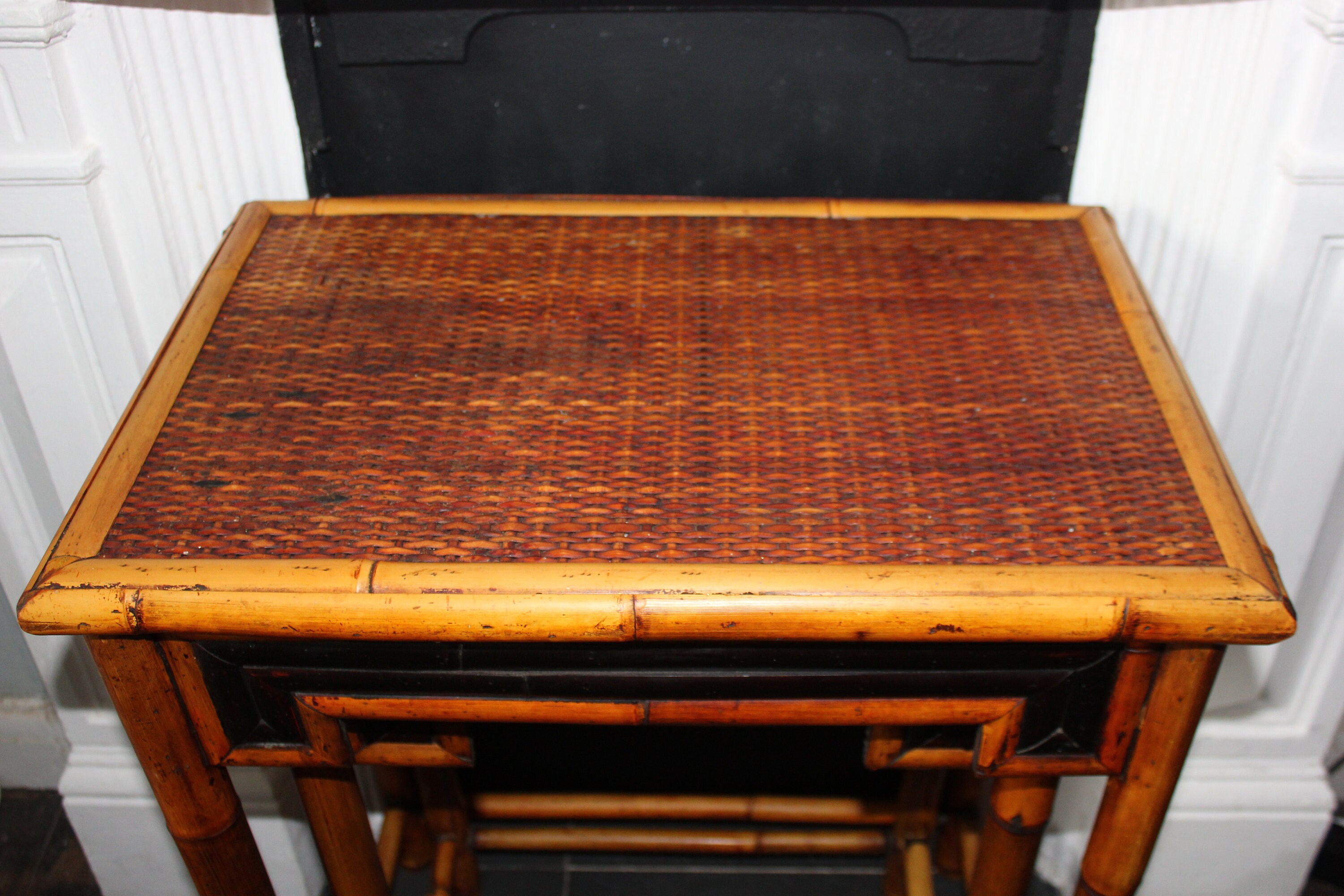 Set of 2 Vintage Bamboo Side Tables Etsy UK