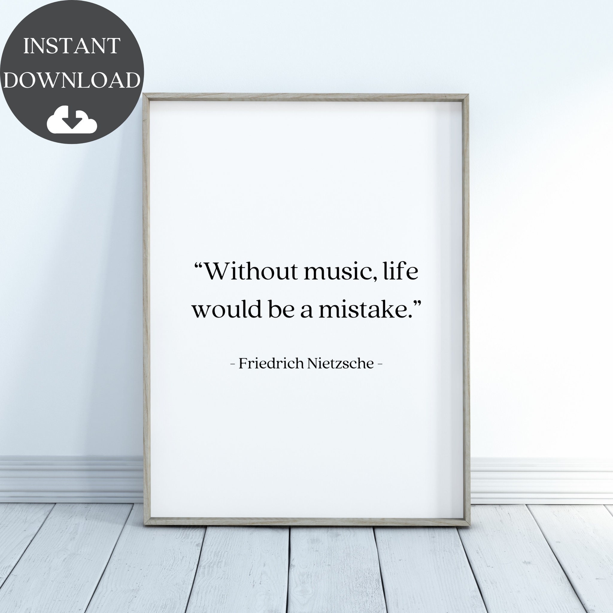 quote print printable quote print black and white quote etsy