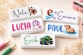 Personalized eraser with name/ Boy Girl/ Back to school gift/ Schoolchild 2026/ School cone small gift/ Printed/ Children product logo