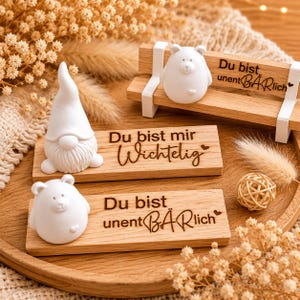 Du bist unentBÄRlich , Du bist mir Wichtelig | Geschenkset | Geburtstag | Freundin | Kleines Dankeschön | Bärchen | Weihnachten Wichtel Bär