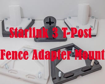 Soporte para valla de poste en T Starlink Gen 3