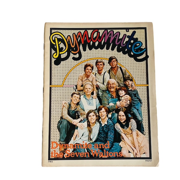Vintage Dynamite Magazine #2 Dynamite And The Seven Waltons! 1974-George Barris