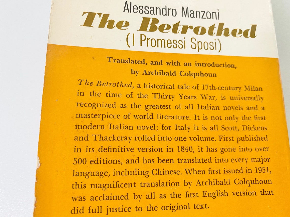 the betrothed by alessandro manzoni the betrothed by alessandro manzoni