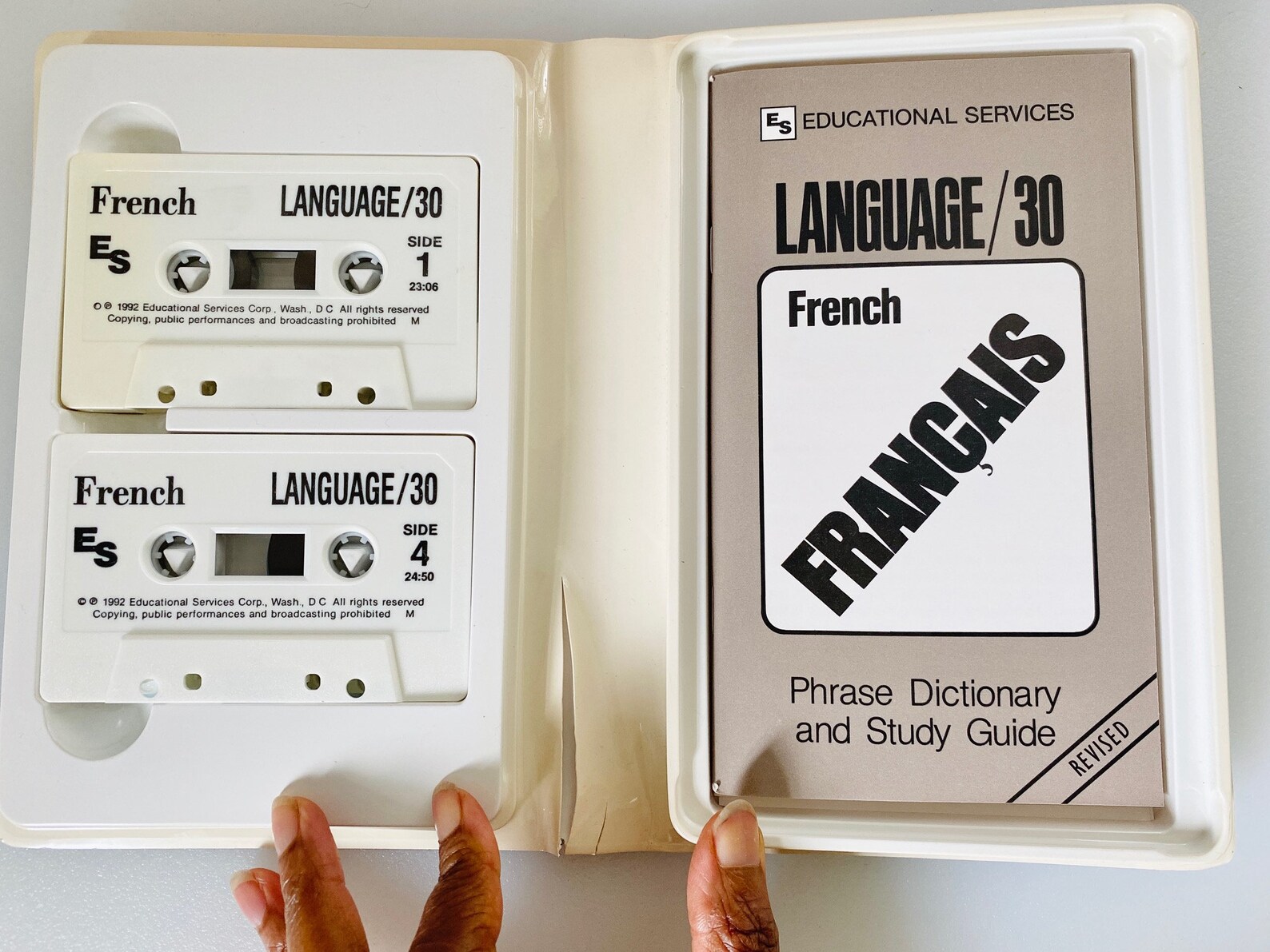 French Language/30 Cassette Tapes 1992 Learn How To Speak Etsy