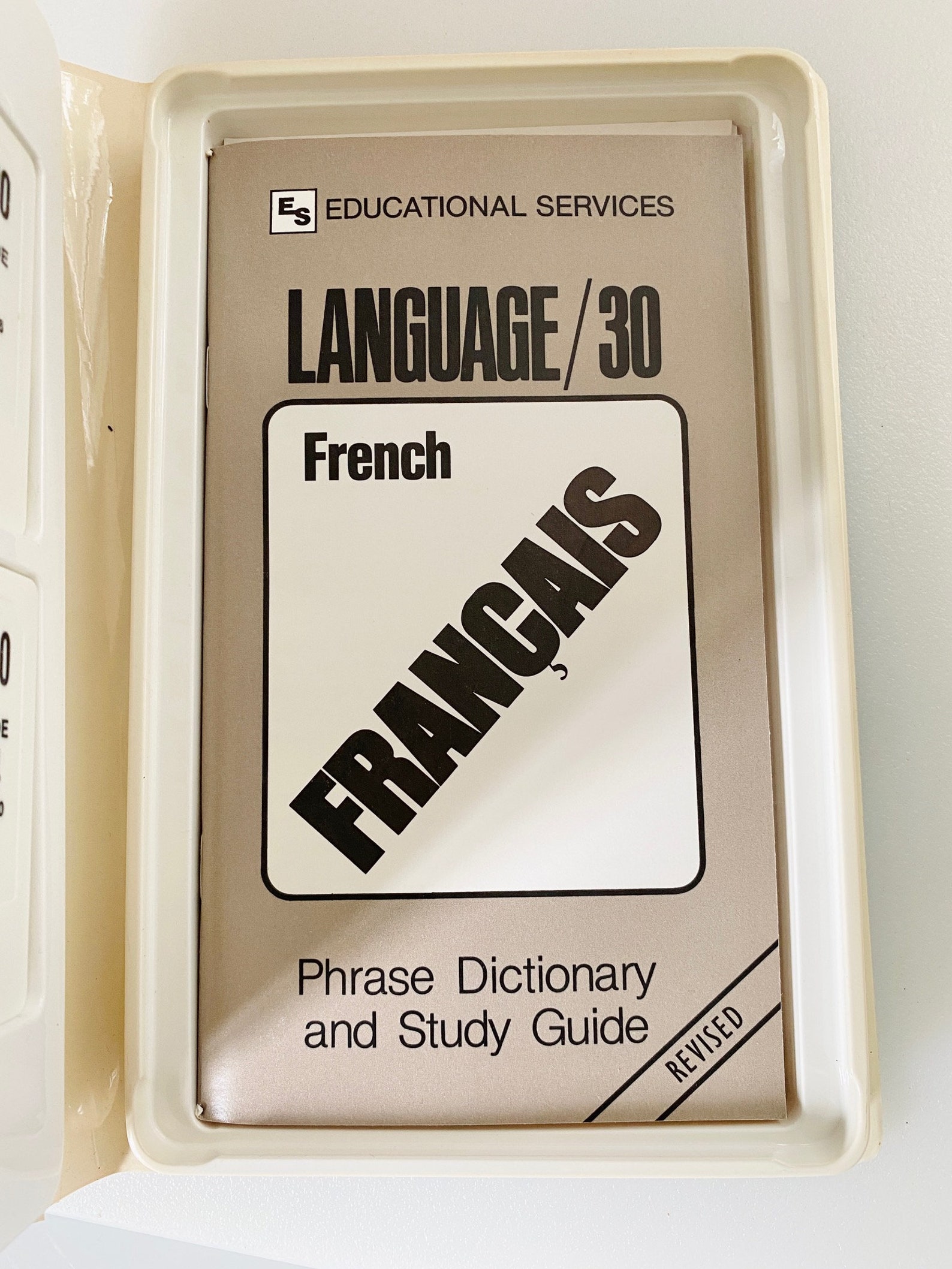 French Language/30 Cassette Tapes 1992 Learn How To Speak Etsy