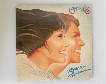 Sealed Carpenters Made In America LP, A&M Records 1981, Notched Promotional Album