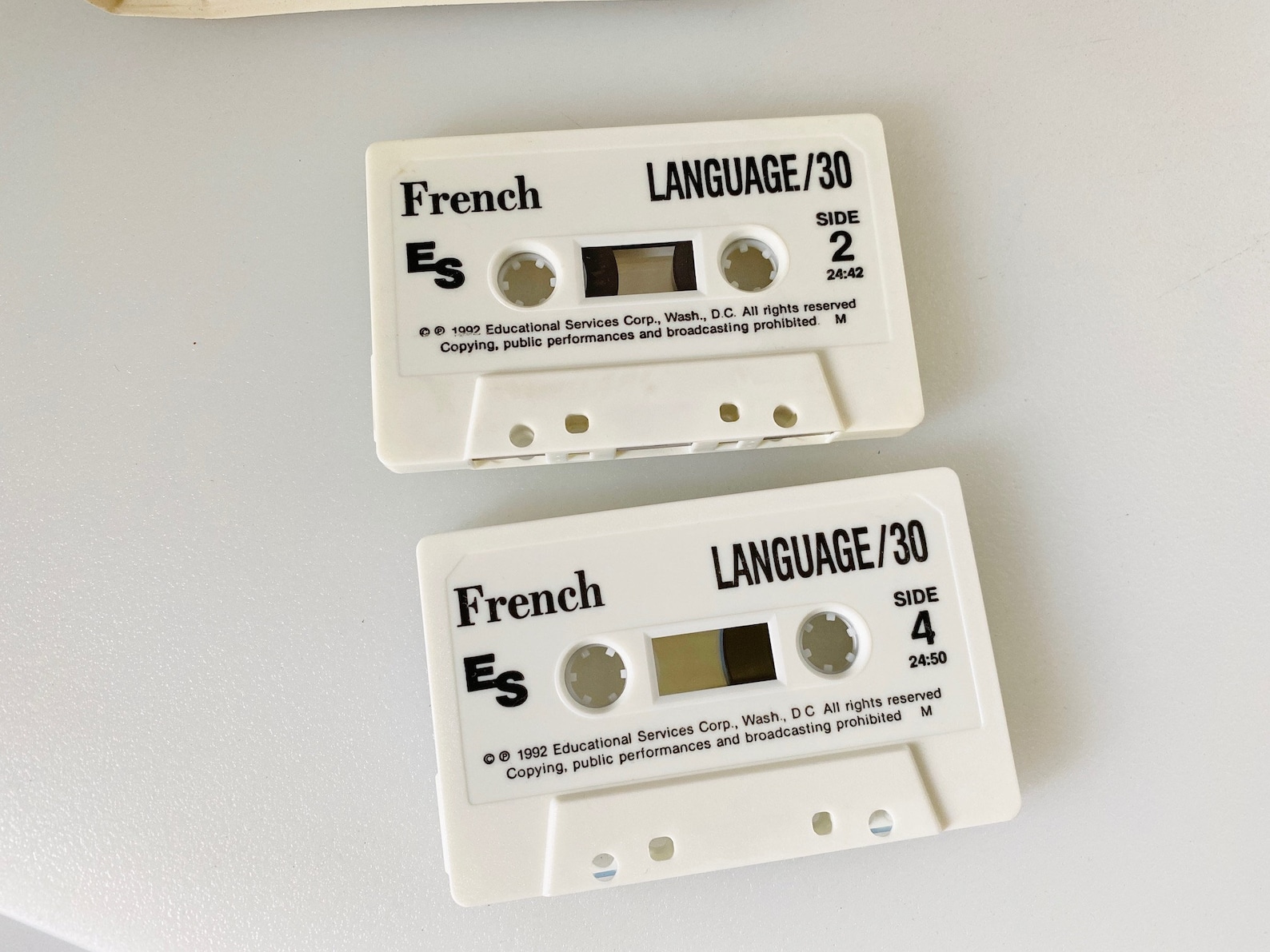 French Language/30 Cassette Tapes 1992 Learn How To Speak Etsy