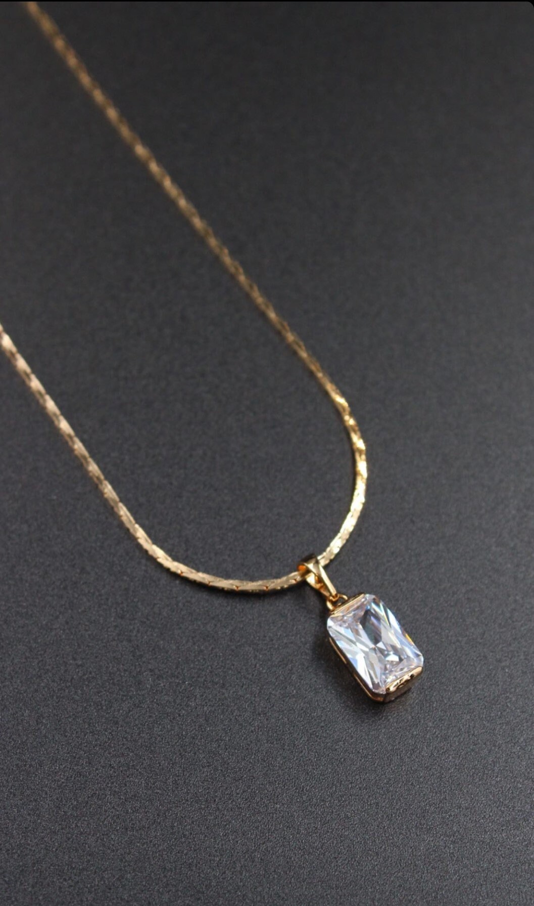 Gold waterproof necklace Clearance