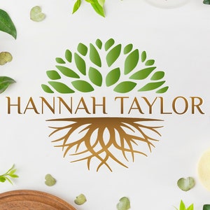 Tree Logo, Organic Logo, Green Logo, Spa Logo, Wellness, Coaching Logo, Roots Logo, Premade Logo, Cosmetic Logo, Nature Logo