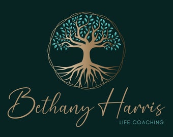 Tree of Life Logo, Tree Logo Design, Spiritual Logo, Logo Baum, Yoga Logo, Coach Logo, Wellness Logo, Psychology Logo, Logo Coaching,Healing