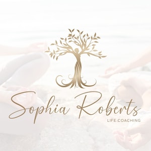 LOGO DESIGN - Tree Logo, Yoga Logo, Logo Baum, Wellness Logo, Coaching Logo, Spiritual Logo, Woman Logo, Psychology Logo, Therapist, Nature