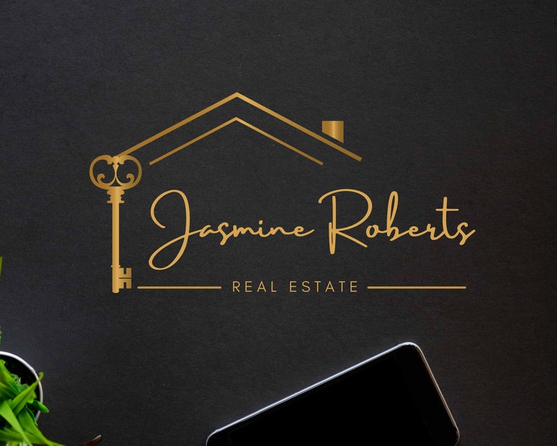 PREMADE BROKER LOGO, Real Estate Logo Design for Agents, Submark and Watermarks All Included, High-Quality Branding for Real Estate Agents image 2