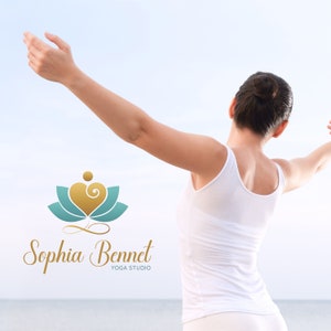 Infinity Lotus Editable Yoga Logo Design, Wellness Logo Canva Template, Life Coach Logo, Care Heart Logo, Healing Logo, Couple Therapy Logo image 6