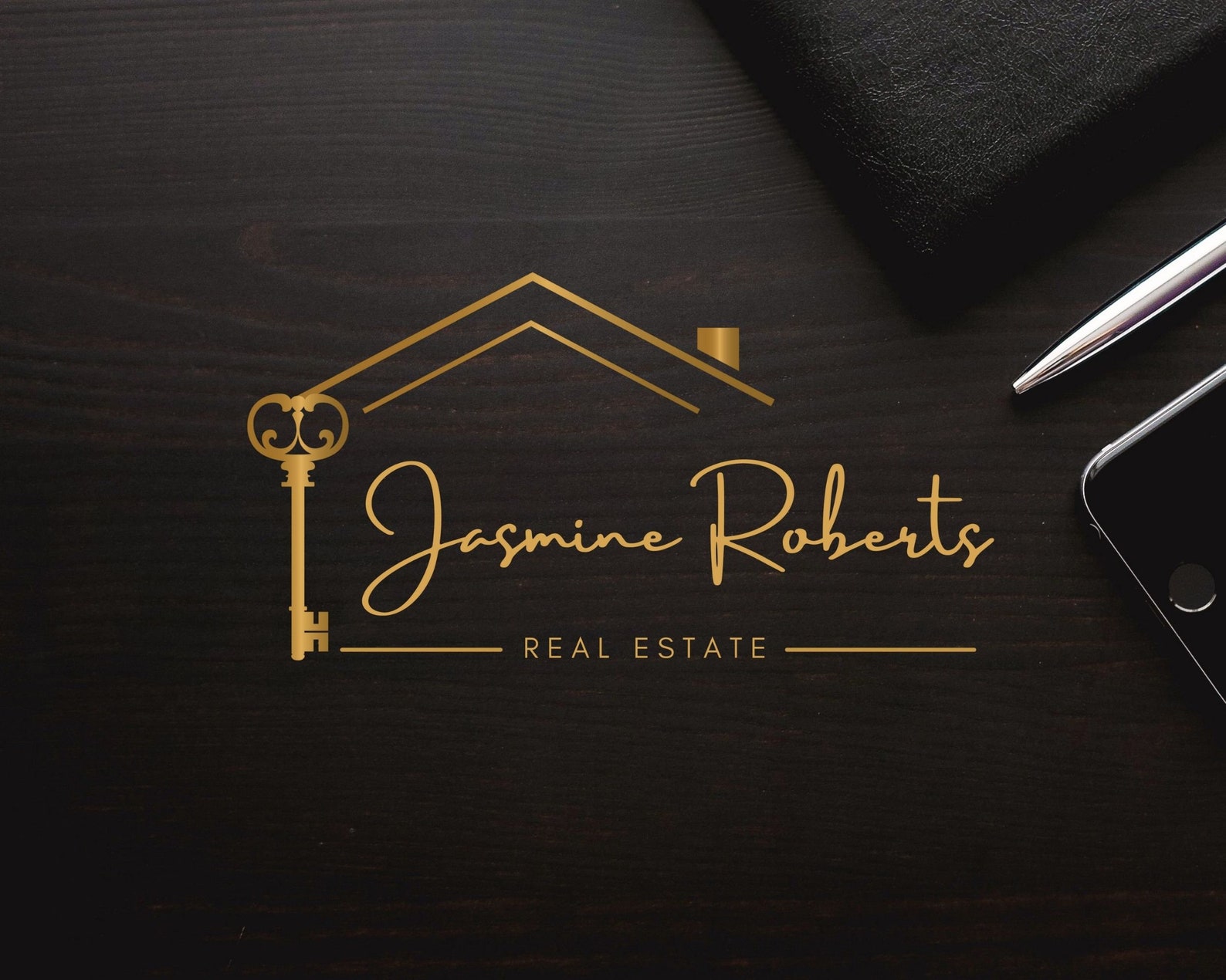 REALTOR Golden Logo Real Estate Premade Logo Design Submark Etsy