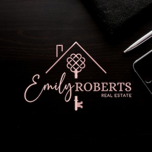 Real Estate Premade Logo, Real Estate Agent, Logo, Realtor Logo, Real Estate Key Logo, House and Key Logo, Luxury  Key Logo, Heart Key Logo.