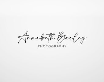 Business Logo, Custom Logo, Photography logo, Signature Logo Design, Personalized Logo Design, Script Logo, Premade Logo, Submark, Watermark