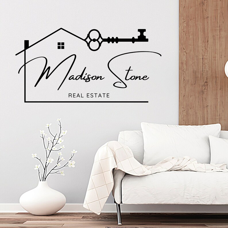 Real Estate Logo Design, Realtor Logo, Realtor Branding, House Logo, Key Logo, Real Estate Agent Logo, Broker Logo, Real Estate Branding Kit Bild 6