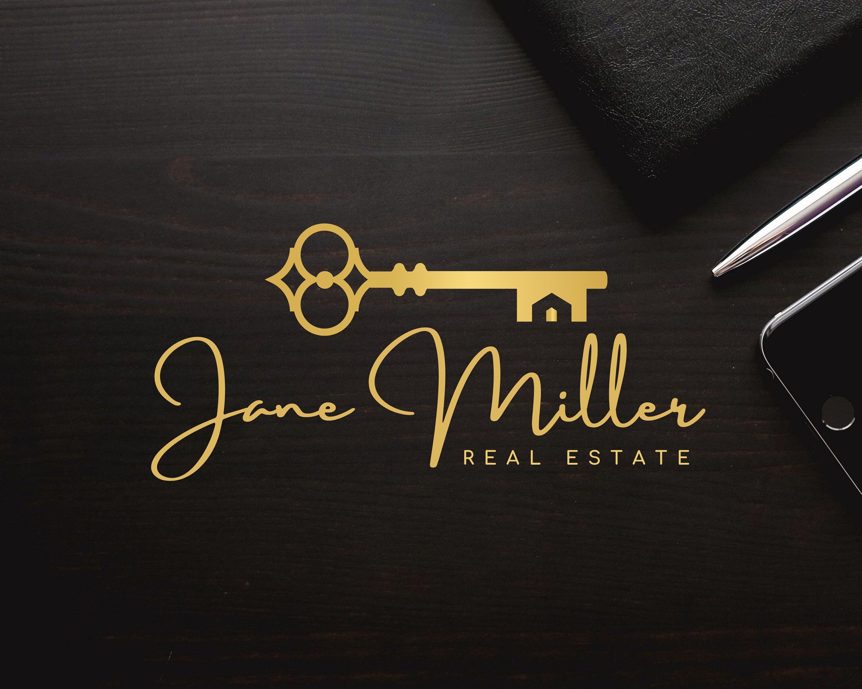 Signature REAL ESTATE LOGO Design Branding for Real Estate | Etsy