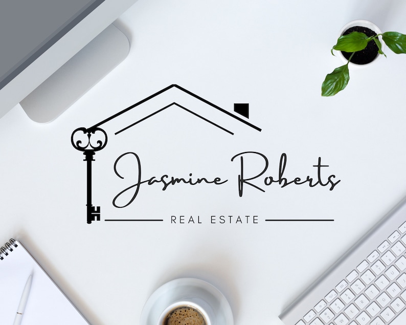 PREMADE BROKER LOGO, Real Estate Logo Design for Agents, Submark and Watermarks All Included, High-Quality Branding for Real Estate Agents imagem 9