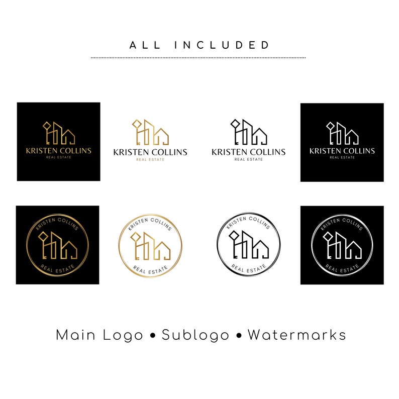 Real Estate Premade Logo Design, Modern Building and Key Logo, House Logo, Key Logo, Realtor Logo Design, Real Estate Agent Branding. image 4