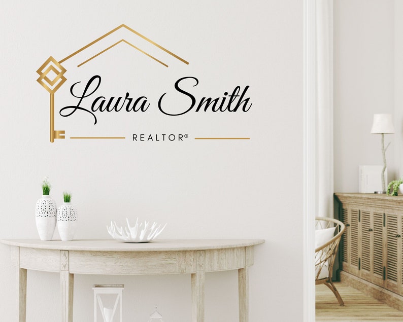 PREMADE HOUSE LOGO for Real Estate Agents, Realtor Logo, Submark and Watermarks All Included, Original Design High-Quality Branding image 6