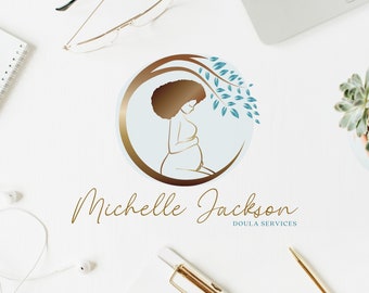 Doula Logo Design, Pre-made Logo, Circle of Life Doula, Natuur & Zwangerschap Logo, Vrouwelijk Logo, Verloskundige Logo, Geboorte-doula Logo, Logo Ontwerp