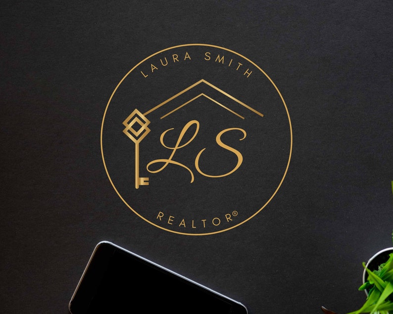 PREMADE HOUSE LOGO for Real Estate Agents, Realtor Logo, Submark and Watermarks All Included, Original Design High-Quality Branding image 2