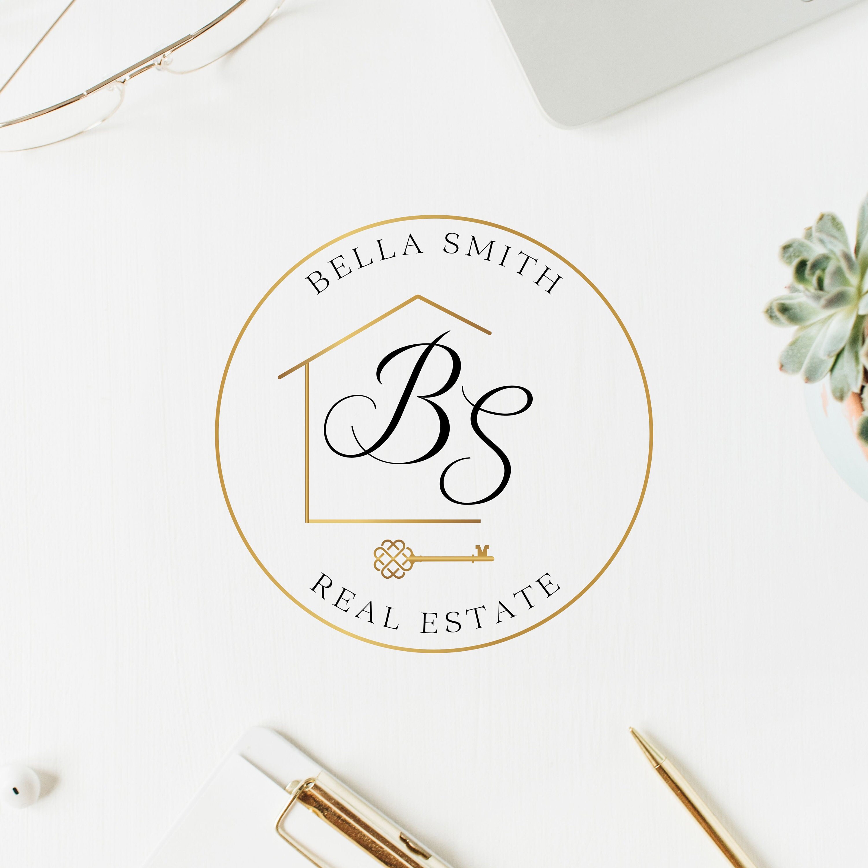 Real Estate Premade Logo, Real Estate Agent Logo, Realtor Logo, Real ...