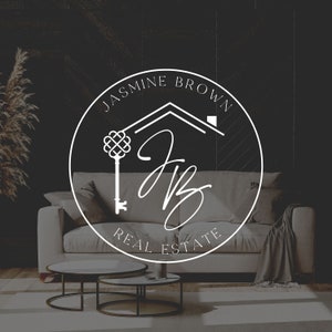 Real Estate Premade Logo, Real Estate Agent, Logo, Realtor Logo, Real Estate Key Logo, House and Key Logo, Luxury Key Logo, Heart Key Logo. image 6
