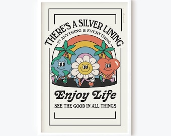 Silver Lining- 11x17 Print / Wall Art / Poster / Home Decor / Illustration/ Prints for Framing/ Decor