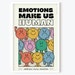 Emotions Make Us Human- 11x17 Print / Wall Art / Poster / Home Decor / Illustration/ Prints for Framing/ Decor 