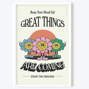 Great Things Are Coming- 11x17 Print / Wall Art / Poster / Home Decor / Illustration/ Prints for Framing/ Decor