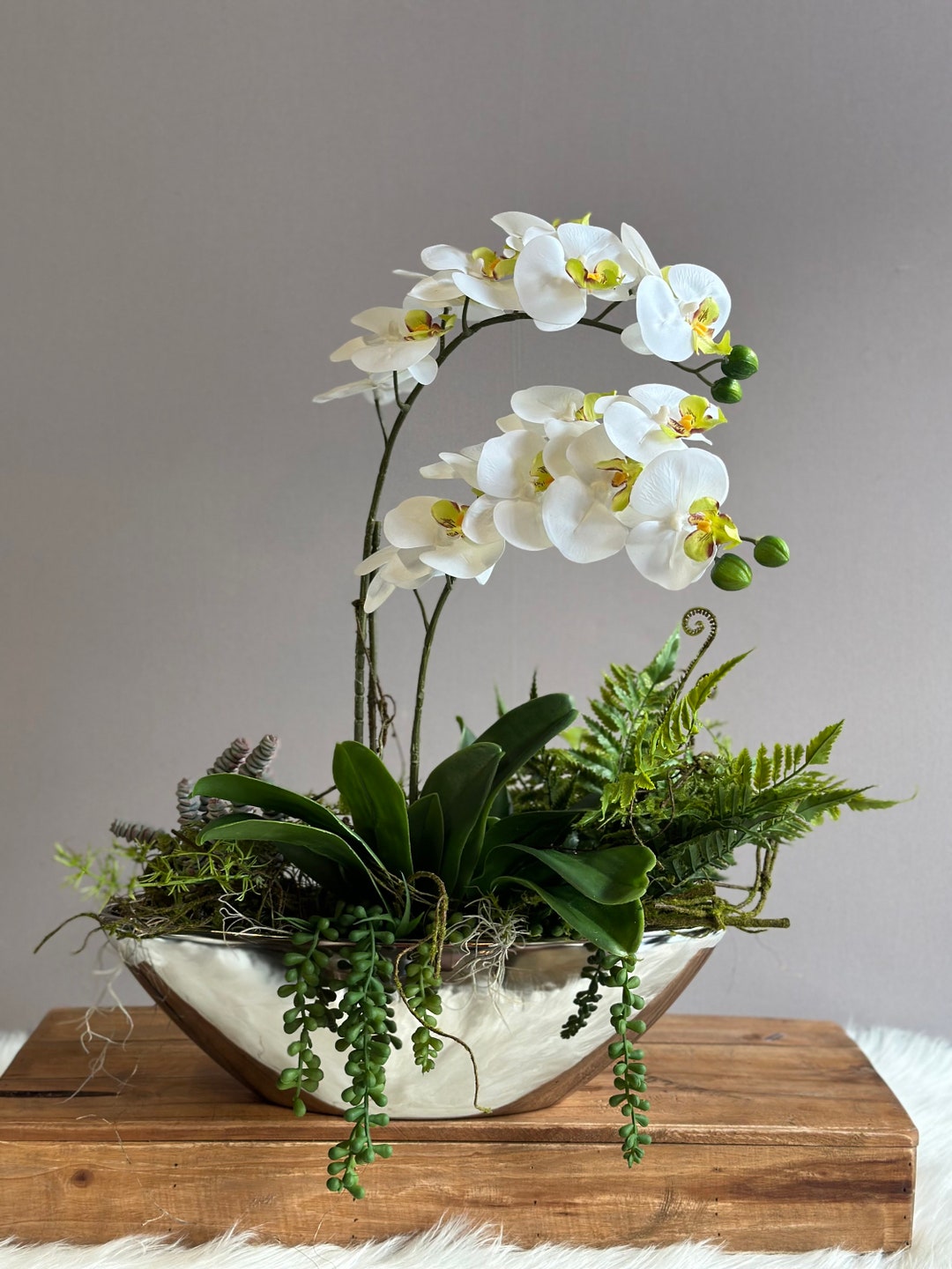 Serwalin Fiori Artificiali Bianchi Per Matrimonio: Set Con Peonie, Rose, Bacche - Fai Da Te