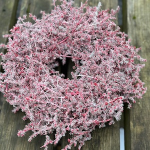 Waxed wreath door wreath table decoration table wreath wild asparagus wax