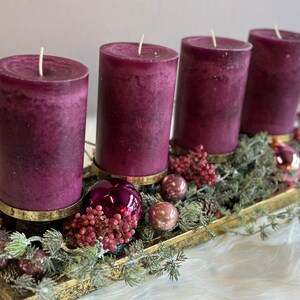 Advent arrangement “Erika Christmas” Advent wreath Christmas, Christmas Eve