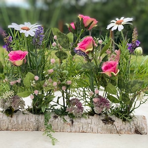 Arrangement “Flower Meadow” table decoration silk flowers
