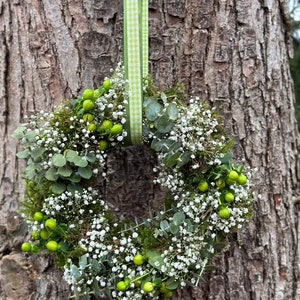 Door wreath moss wreath colorful spring Surprise May wreath image 10