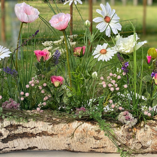 Gesteck“ Landliebe“ Tischdekoration Seidenblumen