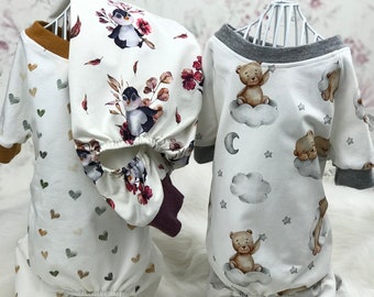 Hunde & Katze Pyjamas aus Jersey/Overall für Hunde und Katze/Hunde-Pyjamas aus Jersey/Schlafanzug für Hunde