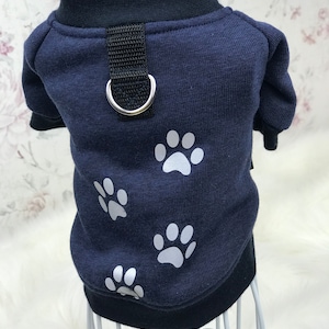 Dog sweater - Hoodie / sweater for dogs with French Terry appliqué