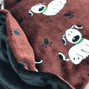 Kuschelweiche Hundedecke aus Wellness Fleece/Decke für Hunde/Hundebett/Hundematte aus Wellness Fleece Bild 5