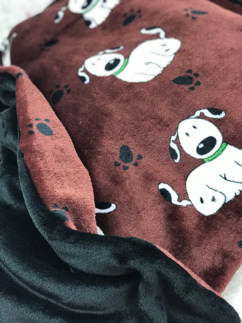 Kuschelweiche Hundedecke aus Wellness Fleece/Decke für Hunde/Hundebett/Hundematte aus Wellness Fleece Bild 5