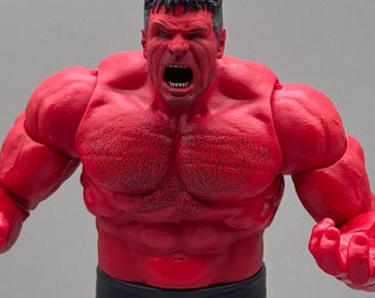 Red Hulk screaming headsculpt Captain America Brave New World (Marvel Legends)
