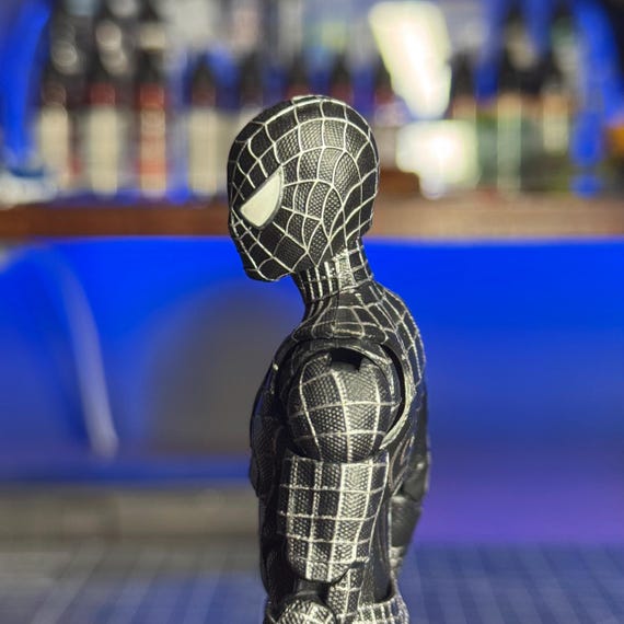 Spiderman 3 Black Symbiot Suit Headsculpt for Marvel Legends - Etsy