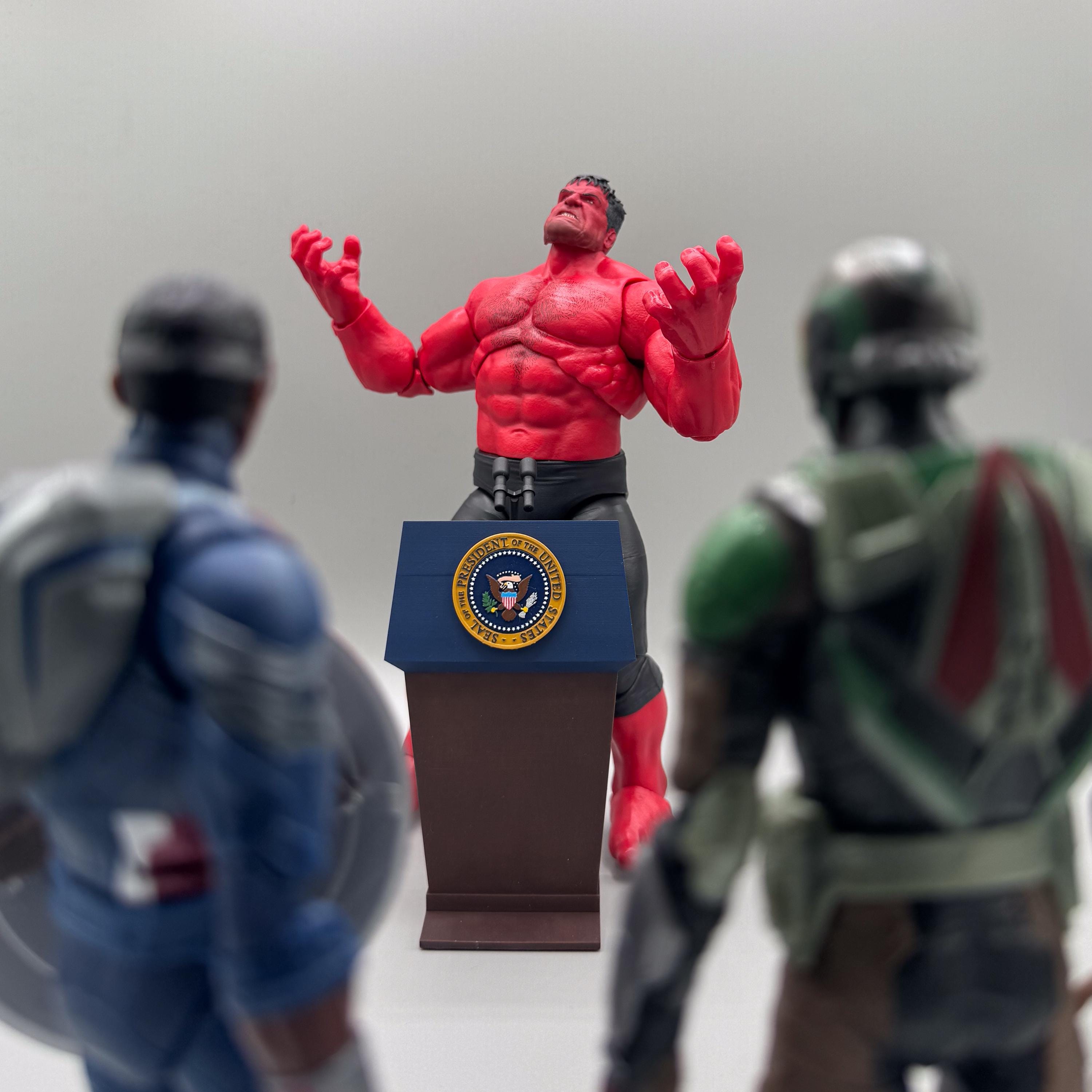 大統領演壇付きキャプテン・アメリカ ブレイブ・ニュー・ワールド