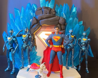 Super man 2025 Fortress of Solitude Door – 1:10 Scale Diorama – DC Display Base – Action Figure Diorama - Mcfarlane / Fondjoy