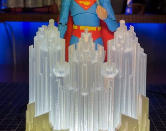 Superman Fortress Crystal Computer Display McFarlane DC Multiverse